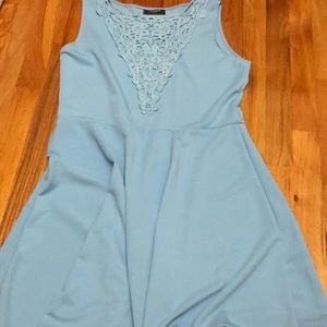 Baby blue dress